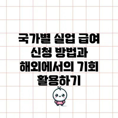 국가별 실업 급여 신청 방법과 해외에서의 기회 활용하기