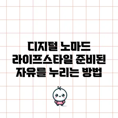 디지털 노마드 라이프스타일: 준비된 자유를 누리는 방법