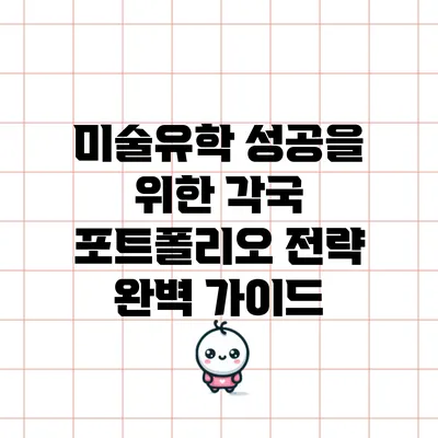 미술유학 성공을 위한 각국 포트폴리오 전략 완벽 가이드