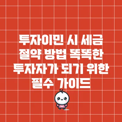 투자이민 시 세금 절약 방법: 똑똑한 투자자가 되기 위한 필수 가이드