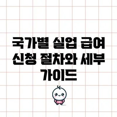 국가별 실업 급여 신청 절차와 세부 가이드