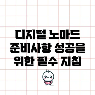 디지털 노마드 준비사항: 성공을 위한 필수 지침