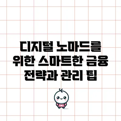 디지털 노마드를 위한 스마트한 금융 전략과 관리 팁