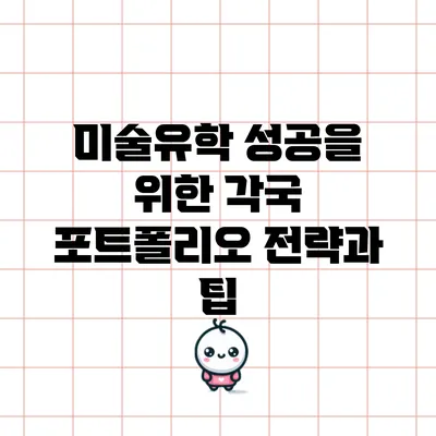 미술유학 성공을 위한 각국 포트폴리오 전략과 팁