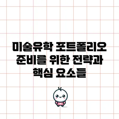 미술유학 포트폴리오 준비를 위한 전략과 핵심 요소들