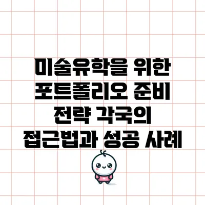 미술유학을 위한 포트폴리오 준비 전략: 각국의 접근법과 성공 사례