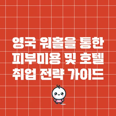 영국 워홀을 통한 피부미용 및 호텔 취업 전략 가이드