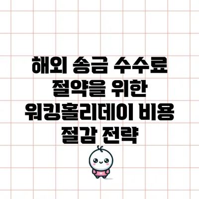 해외 송금 수수료 절약을 위한 워킹홀리데이 비용 절감 전략