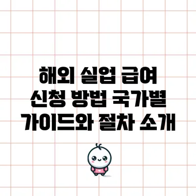 해외 실업 급여 신청 방법: 국가별 가이드와 절차 소개
