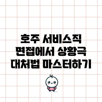 호주 서비스직 면접에서 상황극 대처법 마스터하기