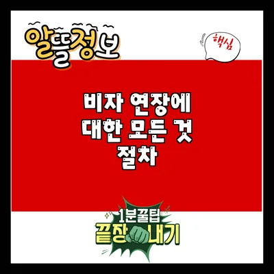 비자 연장에 대한 모든 것: 절차