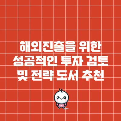 해외진출을 위한 성공적인 투자 검토 및 전략 도서 추천