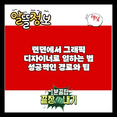 런던에서 그래픽 디자이너로 일하는 법: 성공적인 경로와 팁