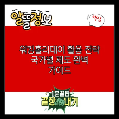 워킹홀리데이 활용 전략: 국가별 제도 완벽 가이드